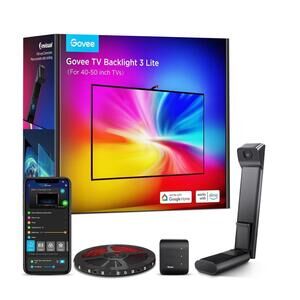 Govee TV Backlight 3 Lite + Fish-Eye Correction Function Sync to 40-50 Inch TVs